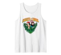 Cheech & Chong Plane Cannabis Leaves Vintage Camiseta sin Mangas