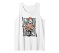 Cheech & Chong Playing Card King Character Distressed Camiseta sin Mangas