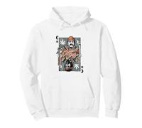 Cheech & Chong Playing Card King Character Distressed Sudadera con Capucha