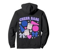 Cheer Babe Coquette Megáfono Pom Pom Design Sudadera con Capucha