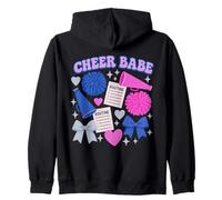 Cheer Babe Coquette Megáfono Pom Pom Design Sudadera con Capucha