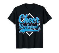 Cheer Boyfriend Orgullosa Animadora BF Animadora Entrenador Fan Camiseta