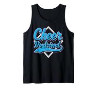 Cheer Boyfriend Orgullosa Animadora BF Animadora Entrenador Fan Camiseta sin Mangas