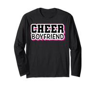 Cheer Boyfriend Orgullosa Animadora BF Animadora Entrenador Fan Manga Larga