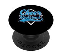 Cheer Boyfriend Orgullosa Animadora BF Animadora Entrenador Fan PopSockets PopGrip Adhesivo