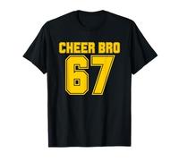Cheer Bro Cheerleader Brother Yellow 67 Meme Camiseta