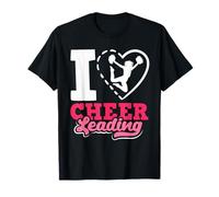 Cheer Cheerleading Heart Me Encanta ser porrista Camiseta
