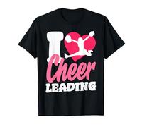 Cheer Cheerleading Heart Me Encanta ser porrista Camiseta