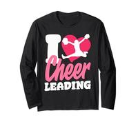 Cheer Cheerleading Heart Me Encanta ser porrista Manga Larga