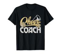 Cheer Coach Biggest Fan Cheerleader Día de la Madre Camiseta