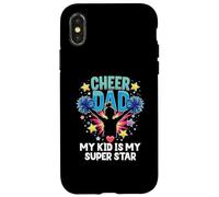 Cheer Dad Cheerleader Cheer Squad Cheer Leading Carcasa para iPhone X/XS