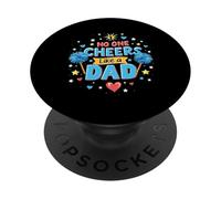 Cheer Dad Cheerleader Cheer Squad Cheer Leading PopSockets PopGrip Adhesivo