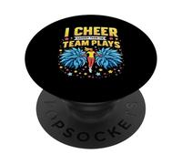 Cheer Dad Cheerleader Cheer Squad Cheer Leading PopSockets PopGrip Adhesivo