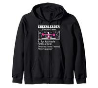 Cheer Definition Cheer Flyer Girls Animadoras Divertidas Sudadera con Capucha