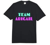 Cheer for Abigail Show Support Be On Team Abigail 90s Style Comfort Colors Adult Heavyweight T-Shirt