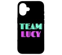 Cheer for Lucy, Show Support Be On Team Lucy 90s Style Carcasa para iPhone 16