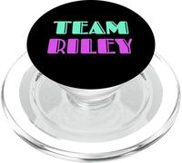 Cheer for Riley Show Support Be On Team Riley 90s Style PopSockets PopGrip para MagSafe