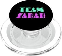 Cheer for Sarah Show Support Be On Team Sarah 90s Style PopSockets PopGrip para MagSafe