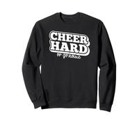 Cheer Hard Or Go Home - Animadora divertida Sudadera
