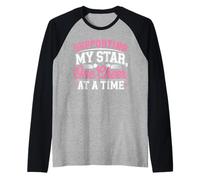 Cheer Mom Cheerleader Cheer Squad Cheer Leading Camiseta Manga Raglan