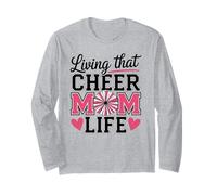 Cheer Mom Vibes | Equipo de animadoras y vida de rally de Pep Manga Larga