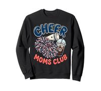 Cheer Moms Club Pom Poms Mujeres Cheer Squad Mom Sudadera