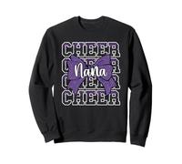 Cheer Nana Mi Animadora Favorita me Llama Nana G-Ma Purple Sudadera