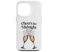 Cheer To Midnight - Copas de champán para Nochechevieja Carcasa para iPhone 13 Pro