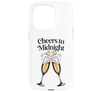 Cheer To Midnight - Copas de champán para Nochechevieja Carcasa para iPhone 15 Pro