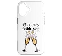 Cheer To Midnight - Copas de champán para Nochechevieja Carcasa para iPhone 16