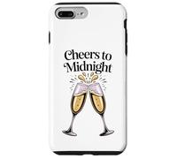 Cheer To Midnight - Copas de champán para Nochechevieja Carcasa para iPhone 7 Plus/8 Plus