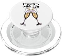 Cheer To Midnight - Copas de champán para Nochechevieja PopSockets PopGrip para MagSafe