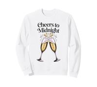 Cheer To Midnight - Copas de champán para Nochechevieja Sudadera