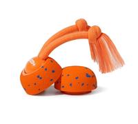 Cheerble - Carcasa de repuesto para juguete para perro, Wicked Ball Rolly - Set de carcasa y cordón reemplazables, color naranja