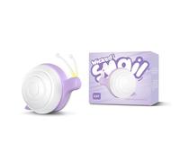 Cheerble Juguete Automático para Gatos - Wicked Snail, Juguete Interactivo con Luces LED y Movimientos Impredecibles, Estimula la Curiosidad Felina, Recargable, Regalo Ideal para Gatitos, Púrpura