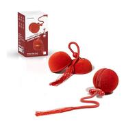 Cheerble Wicked Ball Duo2 - Juguete interactivo para gatos, 2 en 1, color rojo