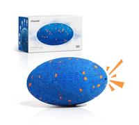 Cheerble Wicked Ball Rugby - Juguete de fútbol para perros, juguete interactivo para perros con 3 modos, azul