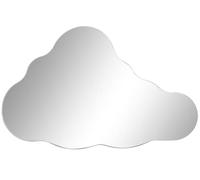 Cheerful Bargains Espejo de pared grande con forma de nube de 55 cm, espejo sin marco