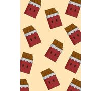 Cheerful Chocolate Journal Diary | Cute & Kawaii Aesthetic | Narrow Ruled Lined Notebook | A5 6x9” | 120 pages: Personalised Gift Idea for Friends and Family