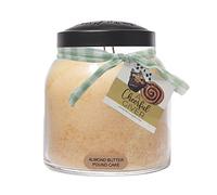 Cheerful Giver Almond Butter Pound Cake 34 oz. Papa Jar Candle, Crema, 10.79 x 10.79 x 13.33 cm, 970