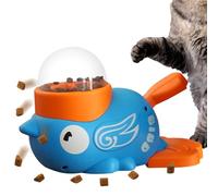 Cheerful Snack Feeder - Antigolping Dog Treat Toy, 7 pulgadas Rolling Ball with Slot, Silicone Chew Holder, Ejercise Play Design, Dispenser for Kitten, Medium Breed, Interior