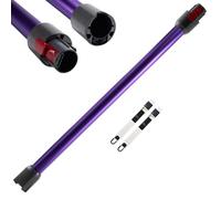 Tubo de Extensión Compatible con Dyson V7 V8 V10 V11 V15, Tubo Telescópico Rígido para Dyson V11, Tubo de Succión para Dyson V11, Extensión de Varilla de Dyson con Dos 2 en 1 Cepillos, Morado