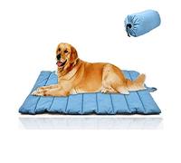 CHEERHUNTING Outdoor Dog Bed 43”x26”, Waterproof, Washable, Large Size, Durable, Water Resistant, Portable and Camping Travel Pet Mat(Blue)…