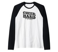 Cheerleader Funny: anímate o vete a casa Camiseta Manga Raglan
