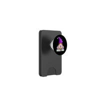 Cheerleading Mom GNOME with Purple Pom Poms For Cheer Mom PopSockets PopWallet para MagSafe