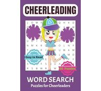 Cheerleading Word Search Puzzle Book: Word searches with easy to read print about Cheerleading, Cheerleaders, Cheer and more | 6 x 9 Inches, 100 Pages ... Holidays, Free Time. and Relaxing.