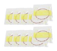 Cheerock Paquete de 10 cuerdas de guitarra individuales para guitarra acústica, cuerda de latón G-3, cuerda de acero de repuesto para guitarra, tensión de luz de tono brillante y bien equilibrado