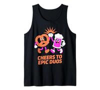 Cheers to Epic Duos Pretzel & Diseño de Cerveza Camiseta sin Mangas
