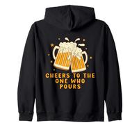 Cheers to The One Who Pours tee Camarero, Regalo Divertido Sudadera con Capucha