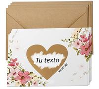 Cheerset Rascas personalizables para escribir su mensaje sorpresa⎪ quieres ser mi padrino (madrina), vais a ser abuelos, vas a ser papa EN BLANCO. (4 Unidades)